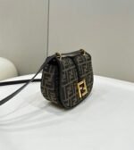 Top Quality Fake Fendi C’mon Small Bag in FF Jacquard Fabric - Image 4