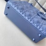 Dior Small Lady Dior My ABCDior Bag Replica in Denim Calfskin with Diamond Motif - Image 6