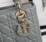 Dior Lady Dior Medium Bag Replica in Grey - Image 5
