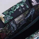 Dior Large Book Tote Bag Fake in Blue D-Constellation Embroidery - Image 6
