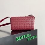 Replica Bottega Veneta Mini Andiamo Cross-Body Bag Barolo - Image 9