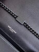 KATE SMALL CHAIN BAG IN GRAIN DE POUDRE EMBOSSED LEATHER - Image 6