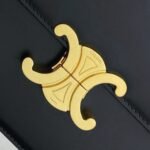 Top Quality Faux Celine Triomphe Medium Bag In Black - Image 13