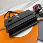 Knockoff Saint Laurent Sunset Medium Top Handle Bag Noir Calfskin - Image 9