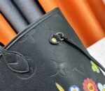 Louis Vuitton X TM Monogram Empreinte Neverfull MM In Black With Style 1 - Image 9