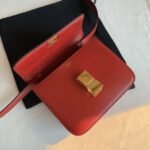 Top Quality Fake Celine Classic Box Teen Bag In Red - Image 3