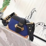 Blue/Black Prada Cahier Shoulder Bag Fake - Image 5