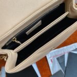 Fake Saint Laurent LouLou Toy Strap Bag Beige - Image 9