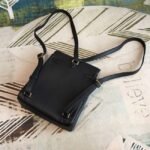 Black Clemence Knockoff Hermes Kelly Ado PM Everyday Backpack - Image 3