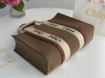 Top Quality Replica Chloe Large Woody Tote Bag In Brown Felt - Image 3
