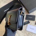 SOLFERINO SMALL SATCHEL IN LACQUERED AYERS - Image 3