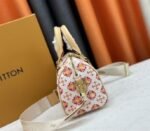 Louis Vuitton LV By The Pool Monogram Tiles Canvas Speedy Bandouliere 20 Bag In Coral - Image 5