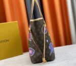 Louis Vuitton X YK Monogram Canvas Neverfull MM Tote With Faces Print - Image 6