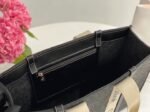 Top Quality Fake Chloe Medium Woody Tote Bag In Grey Felt - Image 7