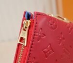 Louis Vuitton Coussin PM Bag In Red With Jacquard Strap - Image 9
