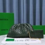 Replica Bottega Veneta Large Pouch Clutch Bag Raintree - Image 4
