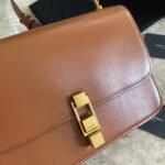 Fake Saint Laurent Le Carre Satchel Bag Brown - Image 4