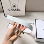 Chanel CC logo leather belt - Image 6