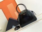 Prada Supernova Small Top Handle Bag Replica in Black Brushed - Image 7