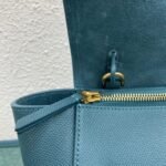 Celine Belt Nano Bag Imitation in Prussian Blue - Image 6