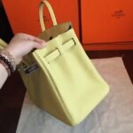 Curry Color Designer Imitation Hermes Birkin 35cm Bag - Image 4
