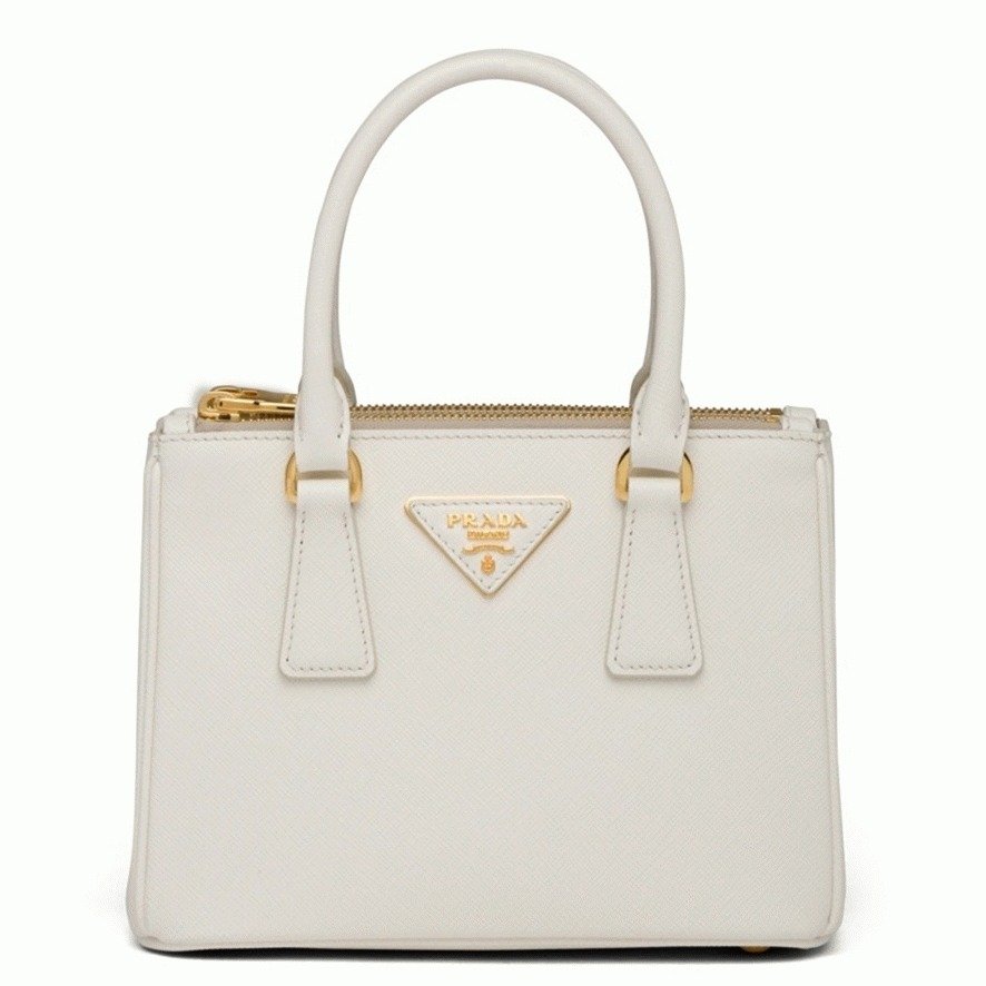 D83353CB-B88E-7C88-748F-86A1F9FB2136.jpg White Prada Mini Galleria Bag Fake - Image 1