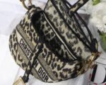 Dior Saddle Bag Replica in Beige Multicolor Mizza Embroidery - Image 8