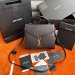 Fake Saint Laurent Cassandra Medium Bag Black - Image 8