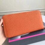 Orange 1:1 Replica Hermes Wallet Azap Zipped - Image 5