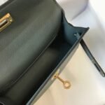 Hermes Kelly Mini II Bag Fake in Vert Amand - Image 7