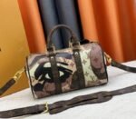 Louis Vuitton J Hope X Keepall Bandouliere 25 Brown Travel Bag In Two Eyes Patches - Image 3