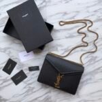 CASSANDRA MONOGRAM CLASP BAG IN OSTRICH - Image 2