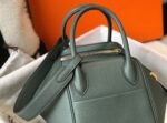 Fake Hermes Lindy 30cm bag in vert amande color - Image 6