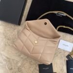 Replica Saint Laurent Puffer Toy Bag Beige Quilted Lambskin - Image 9