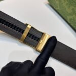 Square G reversible leather belt - Image 6