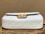 Top Quality Replica Fendi Baguette Chain Midi Bag In White - Image 6