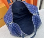 Louis Vuitton Monogram Gradient Canvas Keepall Bandouliere 50 In Navy Blue - Image 6