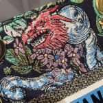 Dior Lady D-Lite Medium Bag Replica in Blue D-Constellation Embroidery - Image 6