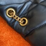 Replica Saint Laurent Puffer Small Chain Bag Black Lambskin - Image 2