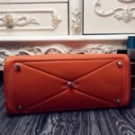 Orange Fake Hermes Victoria II 35cm Bag - Image 3
