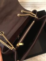 Fake Designer Saint Laurent LouLou Medium Chain Bag Burgundy - Image 6