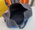 Louis Vuitton X YK Monogram Eclipse Reverse Keepall 45 Luggage In Pumpkin - Image 6