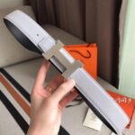 Premium replica Hermes Constance belt buckle in perle color - Image 3