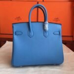 High-End Faux Blue Paradiso Hermes Birkin 25cm Purse - Image 2