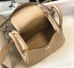Top replica Hermes Lindy Mini handbag in trench color - Image 2