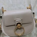 Top Quality Replica Chloe Small Tess Shoulder Bag In Grey Calfskin - Image 7