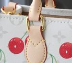 LV X TM Monogram Cherry Canvas Onthego PM In White - Image 8