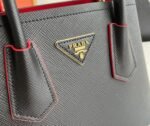 Black Prada Double Mini Bag Replica - Image 10