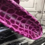Fuchsia Crocodile Leather Knockoff Hermes Jige Elan 29 Bold Clutch - Image 5