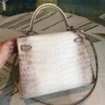 Himalaya Niloticus Crocodile Replica Hermes Kelly 28cm Rare Edition - Image 2